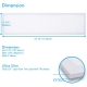 1x4 LED Flat Panel Light Power &CCT Tunable 25W/30W/35W Dimmable Back-Lit Commercial Panel Light for Office