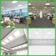 2x2 LED Flat Panel Light Power &CCT Tunable 25W/30W/35W/40W Dimmable Back-Lit Commercial Panel Light for Office