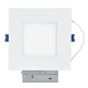 4‘‘6‘‘ Square Anti Glare Color Selectable 5CCT 2700K/3000K/3500K/4000k/5000k   Dimmable Recessed LED Downlight with Junction Box 120V ETL Listed IC Rated 